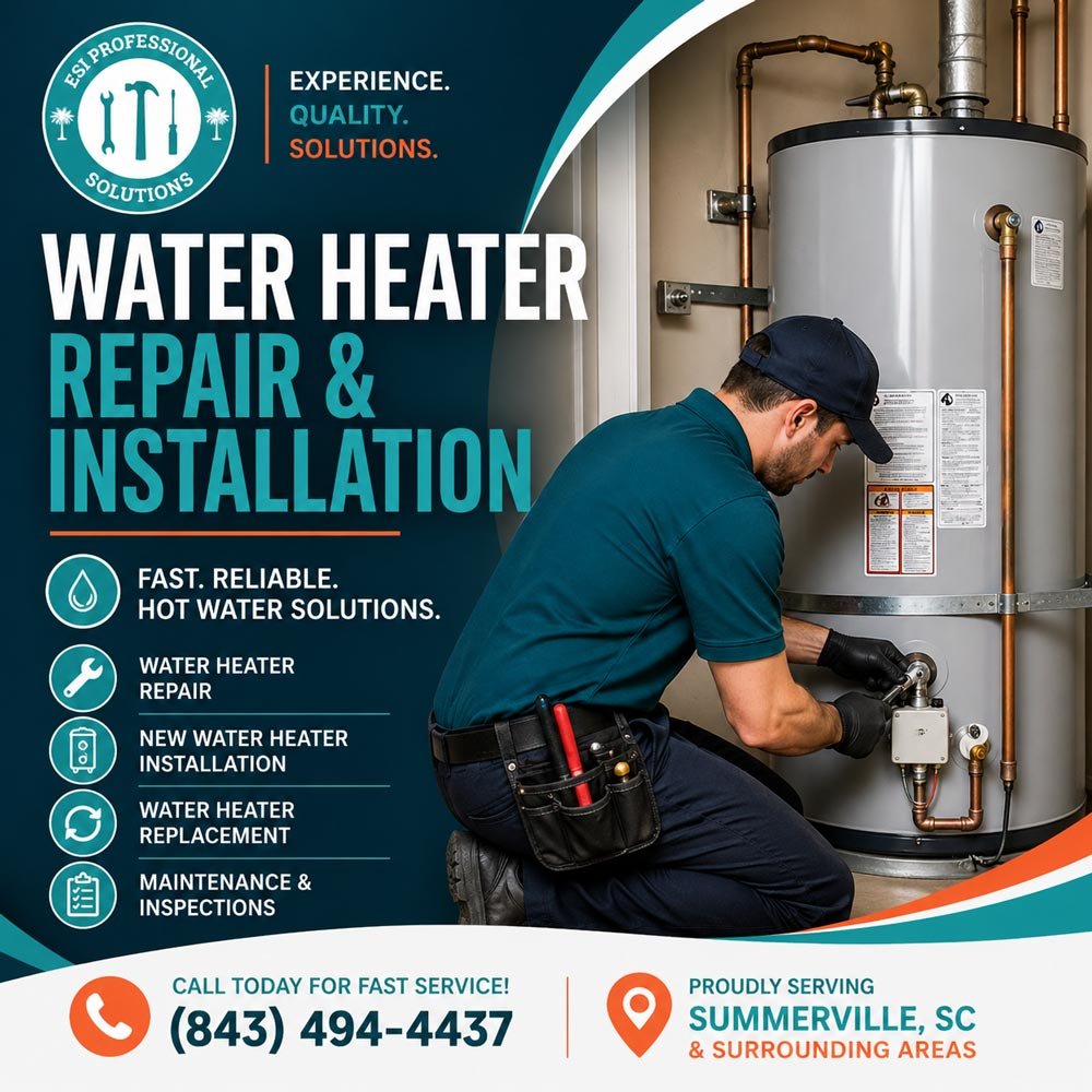 water heater repair Summerville SC