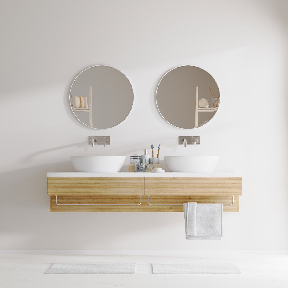 bathroom countertop installation