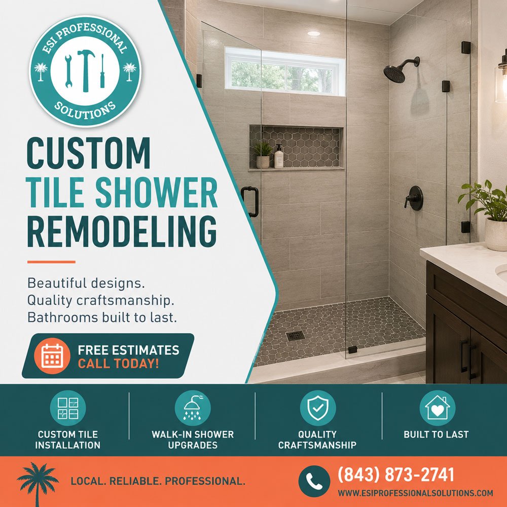 shower tile installation Summerville SC